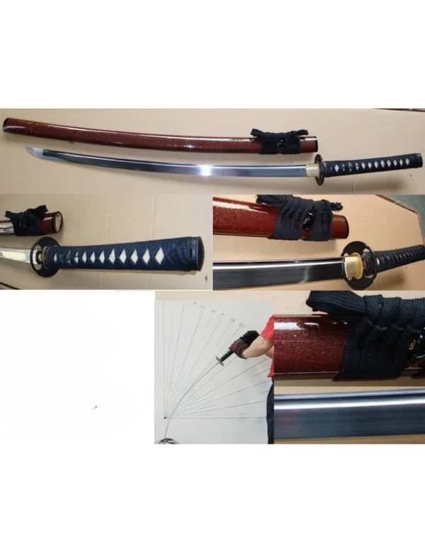 F/ KATANA 1045 LAME TREMPEE BLEUE 76CM