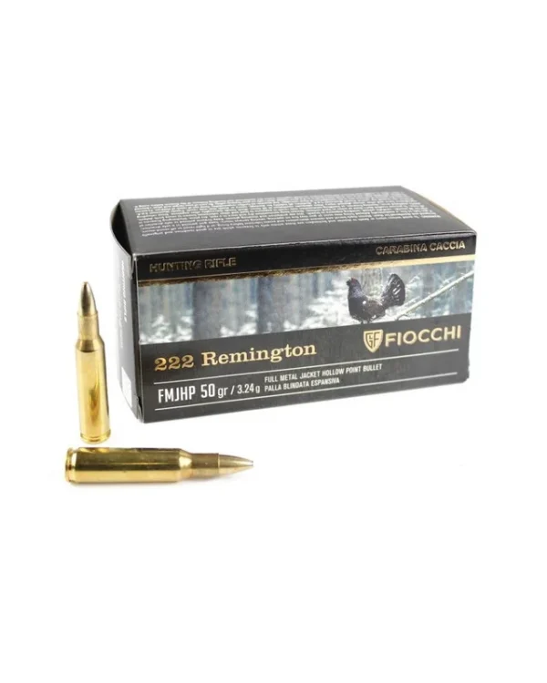 Fiocchi 222 rem FMJHP 50gr x50