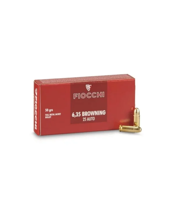 FIOCCHI 6,35 Browning – 25ACP – FMJ 50GR. x50