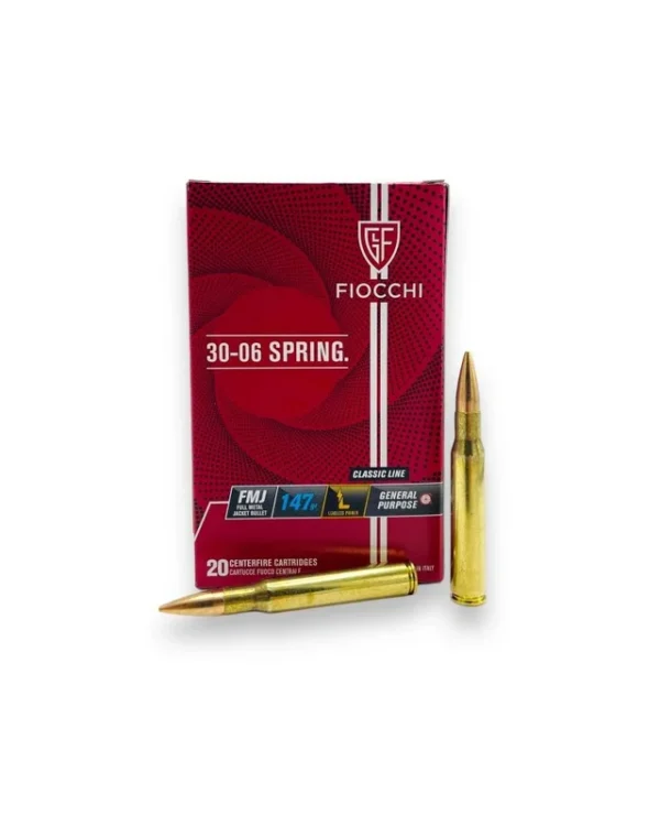 FIOCCHI cal.30-06 Sprg FMJ 147 grains x20