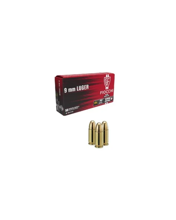FIOCCHI cal.9mm PARA FMJ 124 grs x500