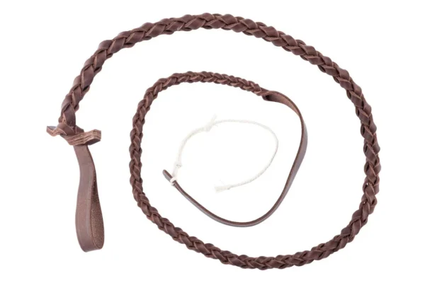 Flotte en cuir tressé standard pour fouet – Country – Flotte de 147 cm
