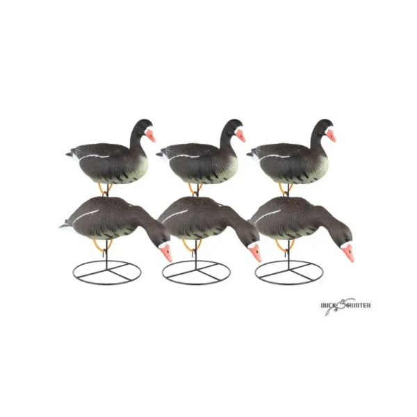 Forme d’oie rieuse sur pattes Duck Hunter x6 – Pack de 6…
