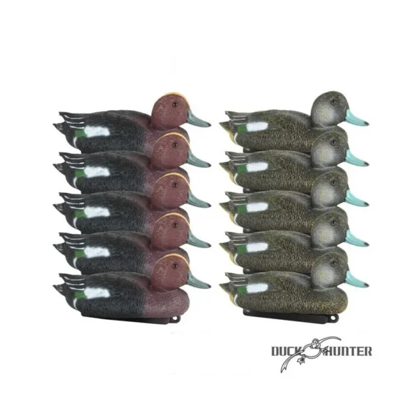 Lot de 12 blettes de canard sarcelle classique sur Toutpourlahutte.com