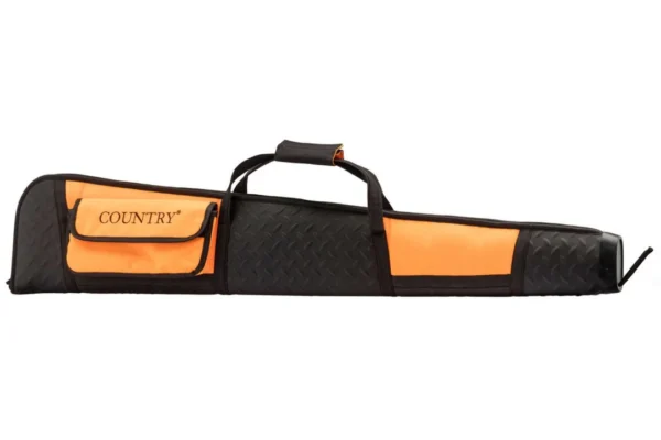 Fourreau orange/noir en cordura pour fusil de chasse – Country Sellerie