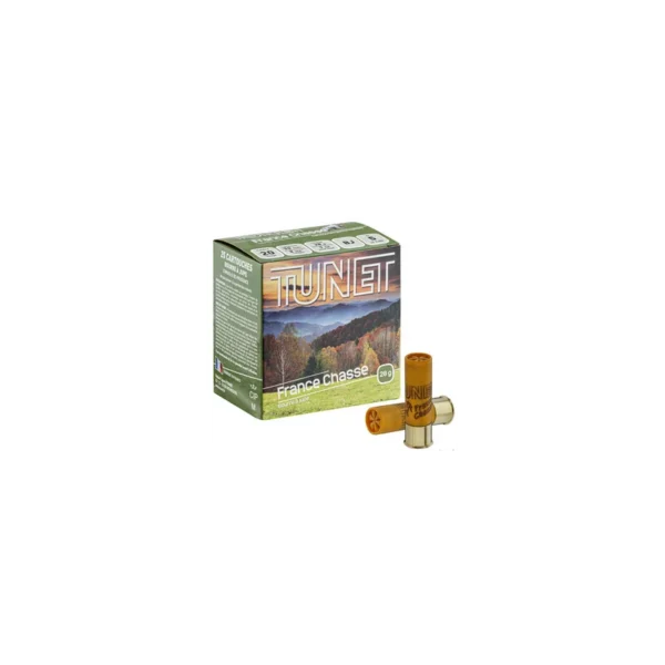 Cartouches TUNET FRANCE CHASSE 20 – 28 g n°7 – Douces & régulières | Catégorie C