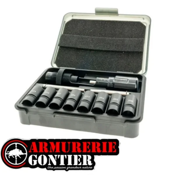Frankford Arsenal Outil de siègeur universel à micromètre – Calibres .224 à .338 * www.armureriegontier.fr*