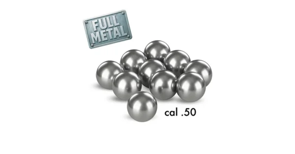 50 balles Full Métal Aluminium cal.50 – Munitions & Cartouches/Munitions de Défense – securicount