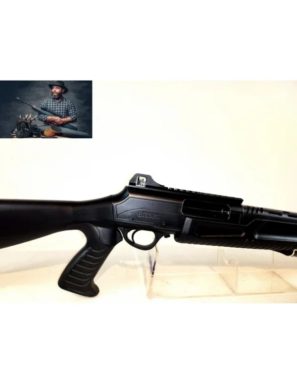 (2938) Fusil A Pompe Synthétique Hatsan Escort Noir Cal.12/76 – Occasion