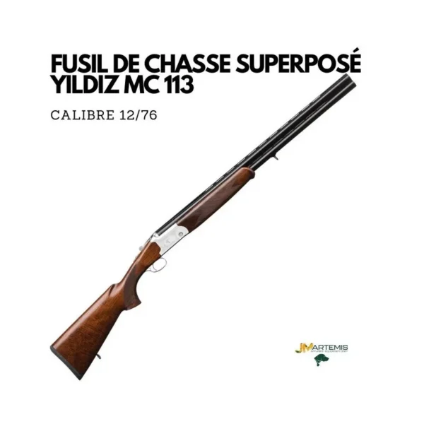Fusil superposé YILDIZ canon 66cm calibre 12/76