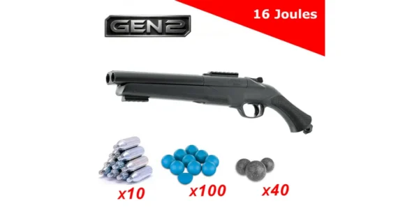 Pack Fusil de défense TS68 – HDS 68 GEN2 cal.68 UMAREX – 16 joules + Balles