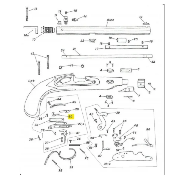 GACHETTE POUR CHARLES MOORE PEDERSOLI REF 800003409 | WesternGuns