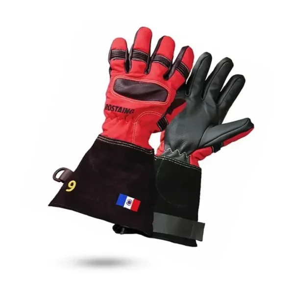 Gant pompier attaque feux cuir rouge ATTACK6PEOM-BSC