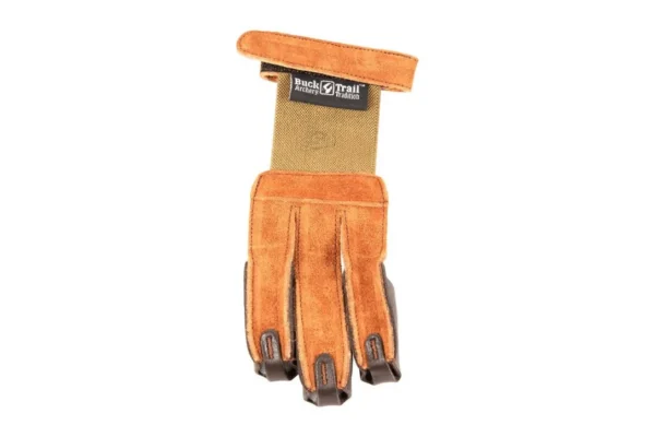 Gants de tir Traditree en cuir suédé avec renfort – Large