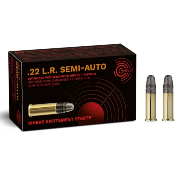 Geco Semi‑Auto .22 LR – Munition Fiable Semi-Auto