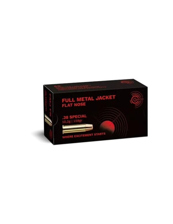 Balles Geco FMJ cal.38 Special x50