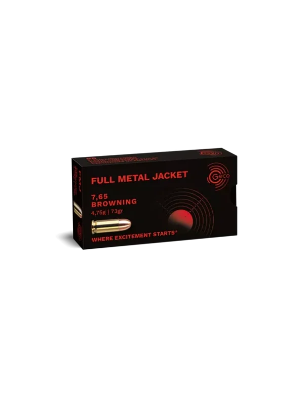 Balles Geco FMJ cal.7.65 Browning x50