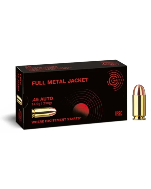 GECO cal.45 ACP FMJ Round Nose 230gr x50