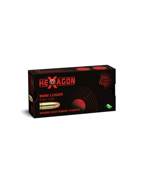Balles Geco Hexagon cal.9x19mm Parabellum x50