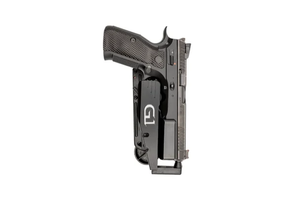 GHOST The One Evo Holster, Black, Hand version: Left hand, Pistol model: GLOCK SMALL FRAME (17, 19, 22, 23) GEN 4-5