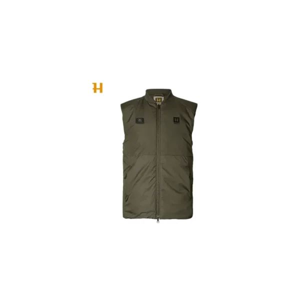 GILET CHAUFFANT HARKILA CLIM 8 BASE WILLOW GREEN 10322 TAILLE TAILLE S