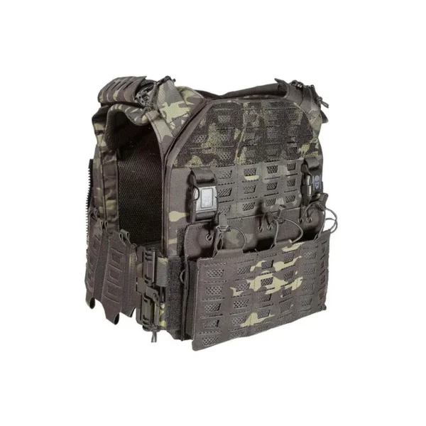 Gilet tactique porte-plaques Drake MK4 Multicam Black- Corso Tactical