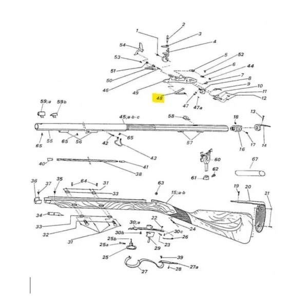 GRAND RESSORT FUSIL MORTIMER PEDERSOLI REF 800003697 | WesternGuns