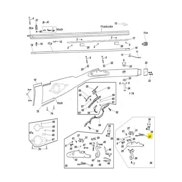 GRAND RESSORT HAWKEN/CHARLES MOORE PEDERSOLI REF 800003608 | WesternGuns