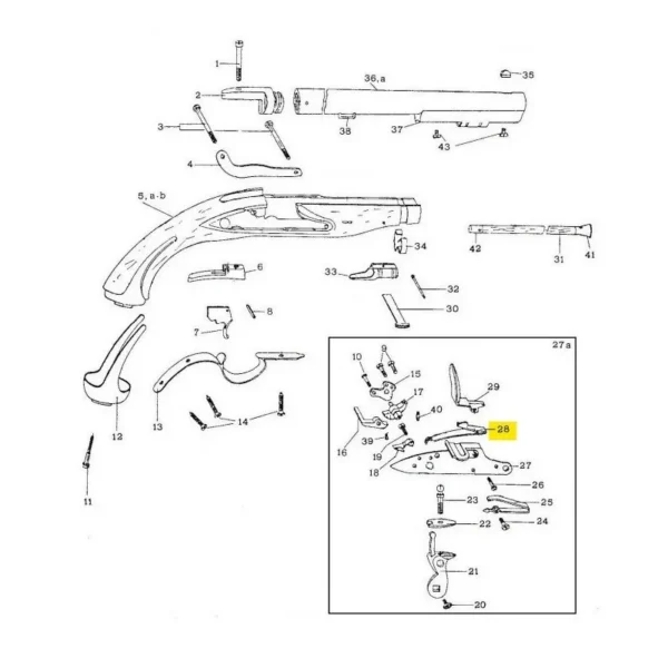 GRAND RESSORT KENTUCKY SILEX / HARPER’S FERRY SILEX PEDERSOLI REF 800003753 | WesternGuns