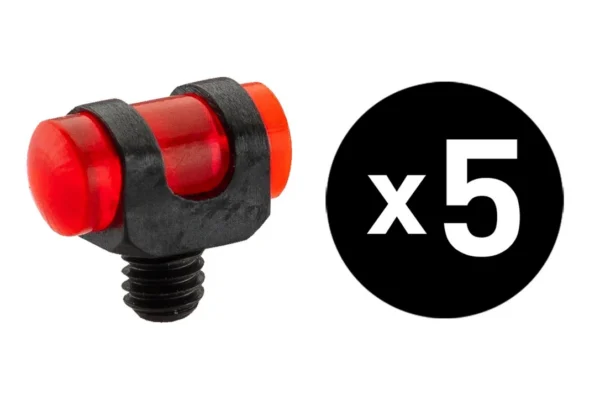 Guidon fluo rouge à visser – Diam. 4 mm