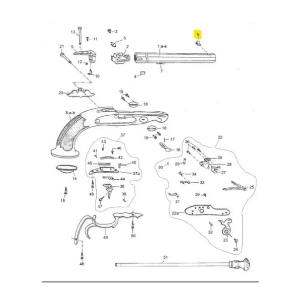 GUIDON LE PAGE PEDERSOLI REF 800003647 | WesternGuns