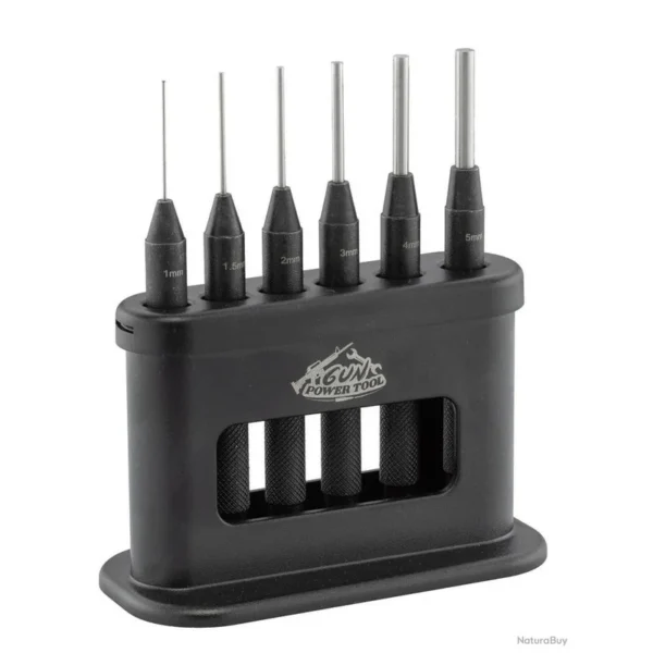 Acheter Set Chasse-Goupilles 6 pcs Acier HRC – Gun Power Tool | toutpourlahutte.fr