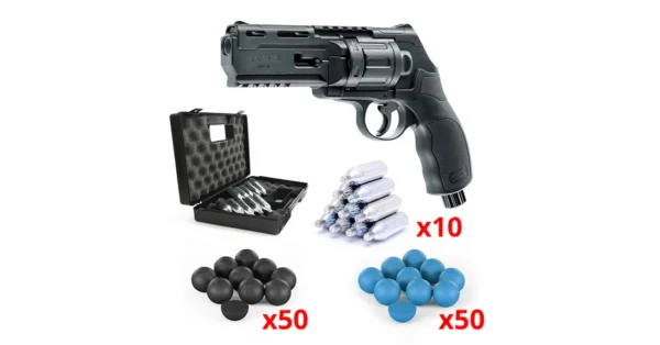 Kit Révolver de défense Walther T4E Co2 HDR 50 cal. 50 – 11 joules – Armes de défense/Pistolets de défense – securicount
