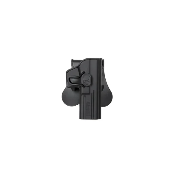 HOLSTER RIGIDE AMOMAX G2 GAUCHER GLOCK AIRSOFT NOIR