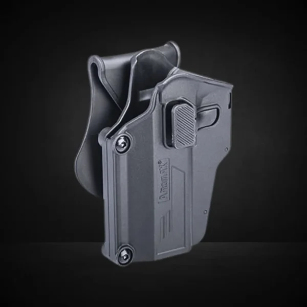 HOLSTER RIGIDE AMOMAX G2 UNIVERSEL GAUCHER NOIR