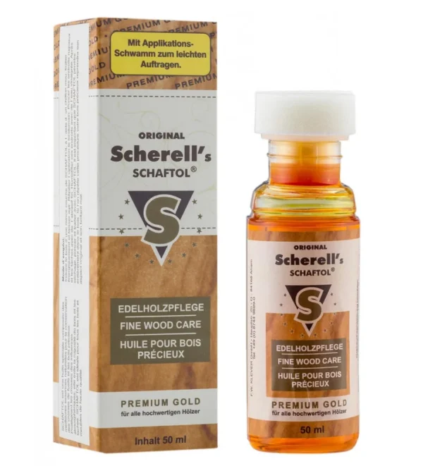 Huile pour bois teinte Premium gold – Schaftol – Tout-Chasse.fr