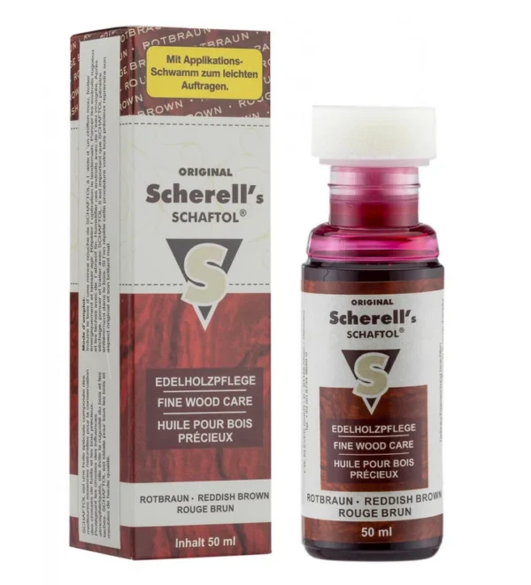 Huile pour bois teinte rouge brun – Schaftol – Tout-Chasse.fr