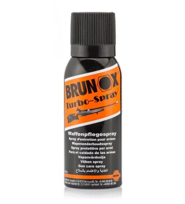 Huile Turbo-Spray en pulvérisateur 120 ml/100 ml – Brunox – Tout-Chasse.fr