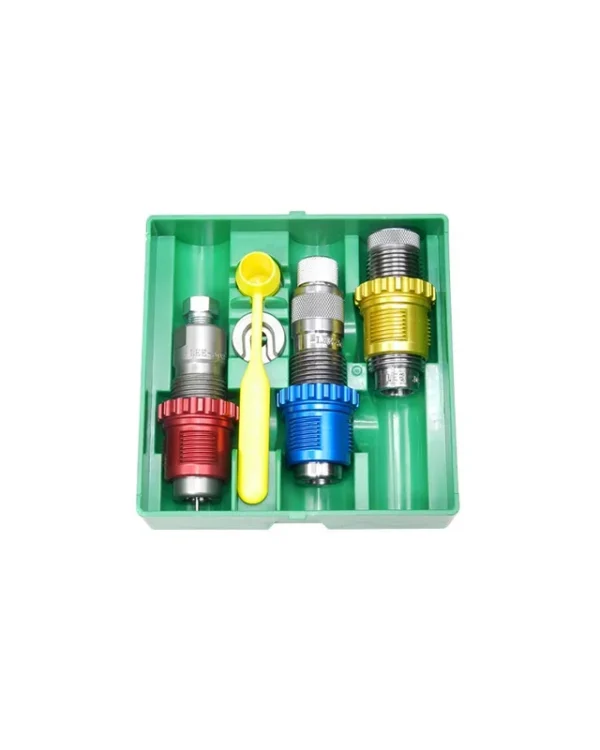 JEU D’OUTILS 3P LEE AVEC SUPPORT DOUILLE 308 WIN + BAGUES BREECH LOCK