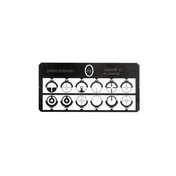 JEU DE 12 INSERTS POUR GUIDON PEDERSOLI REF USA425 | WesternGuns