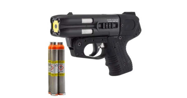 Pistolet Lacrymogène JPX 4 Jet Protector + 4 cartouches – Armes de défense/JPX Jet Protector / Guardian Angel – securicount