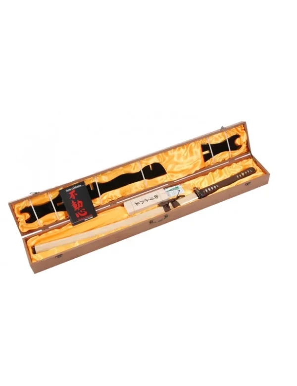 KATANA MARU BOIS NATUREL + SET+ SUPPORT + BOITE