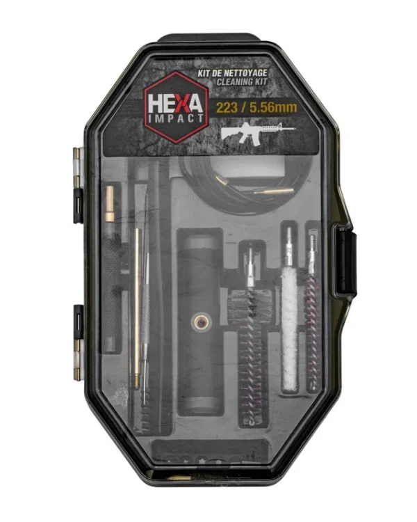 KIT DE NETTOYAGE HEXA IMPACT POUR ARMES Cal 223/5.56