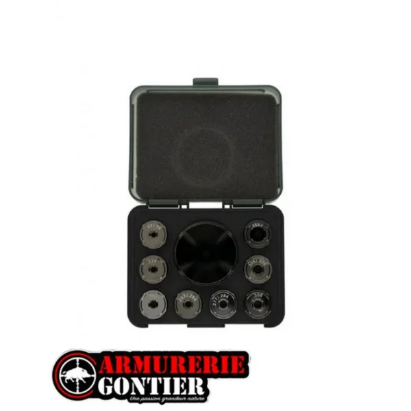 Kit d’entonnoirs à poudre en aluminium Frankford Arsenal* www.armureriegontier.fr*