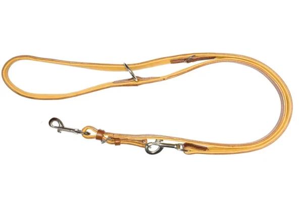 Laisse de dressage cuir marron – Heim