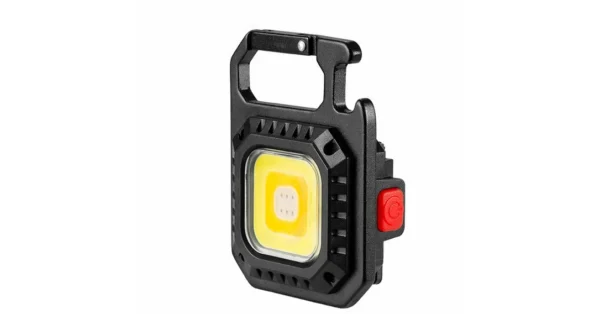 Lampe de poche LED COB Rechargeable porte-clés