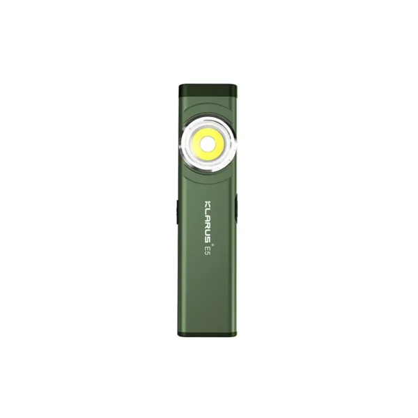 Lampe rechargeable à double source de lumière E5 – 470 lumens – vert olive
