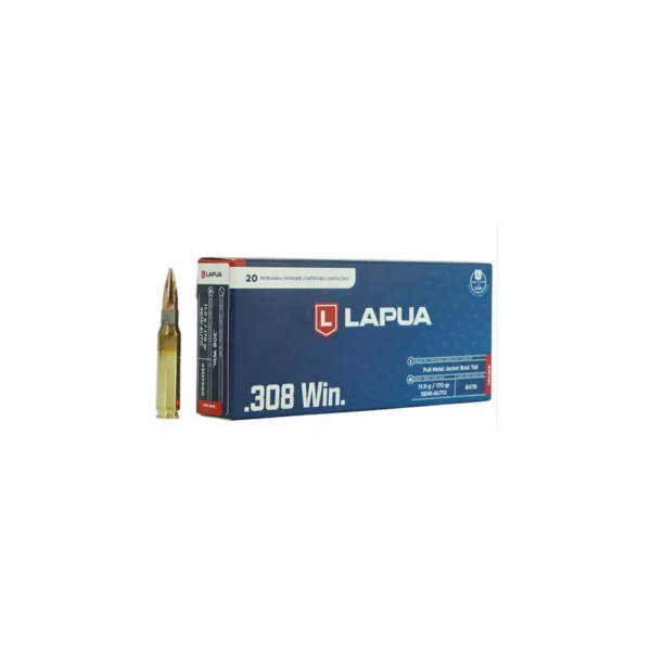 Lapua .308 Win Semi Auto 170 gr – Munition de précision spéciale semi-auto