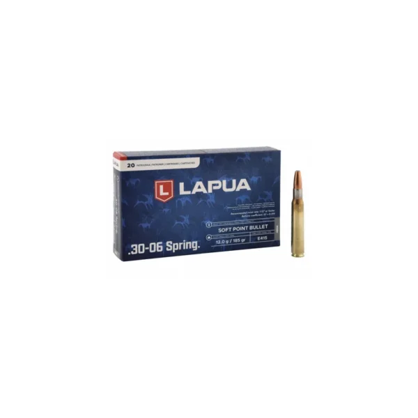 Lapua Mega .30-06 Soft Point E415 (x20) — Munitions chasse haute performance