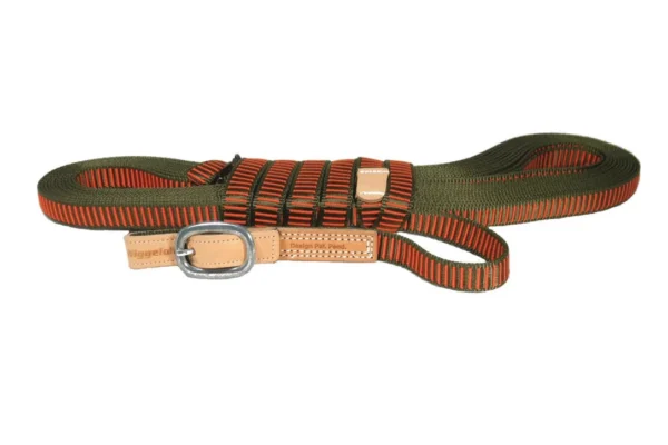 Longe pour chien de sang orange et verte – Niggeloh – Largeur : 20 mm